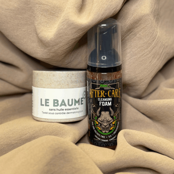 Pack Tattoo Essentiel – Kit Soin Tatouage Naturel & Vegan pour petit et moyen tattoo